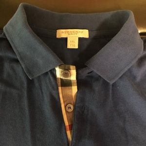 Men's Burberry Brit Navy Polo (Size XXL)